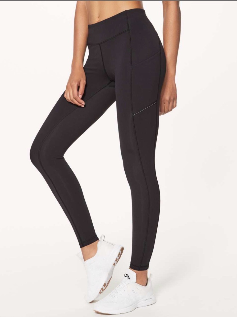 Lululemon Speed Up Tight Full-On Luxtreme 28" Black FUC W5BJHS Size 10